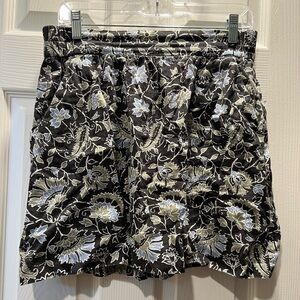 Floral skater skirt.